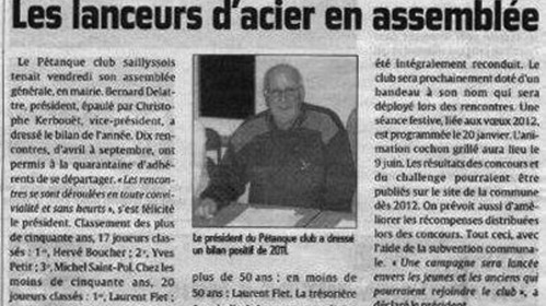 Les lanceurs d'acier en assemblée