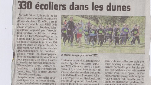 330 écoliers dans les dunes