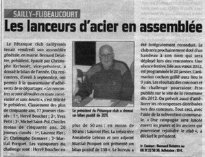 Les lanceurs d'acier en assemblée