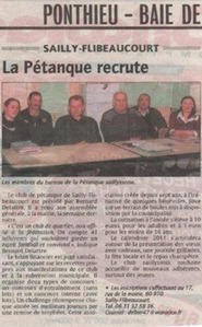 La Pétanque recrute