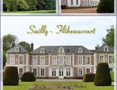 Le Chateau abritant la Mairie et son parc